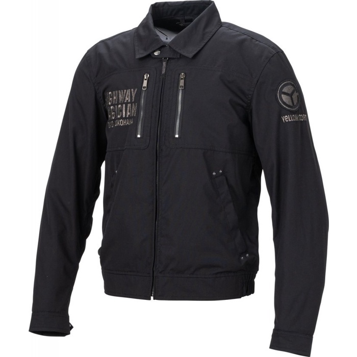 [New Ori] Yellow Corn Yb-2100 Black Gunmetal L Riding Jacket Original 2022 Diskon