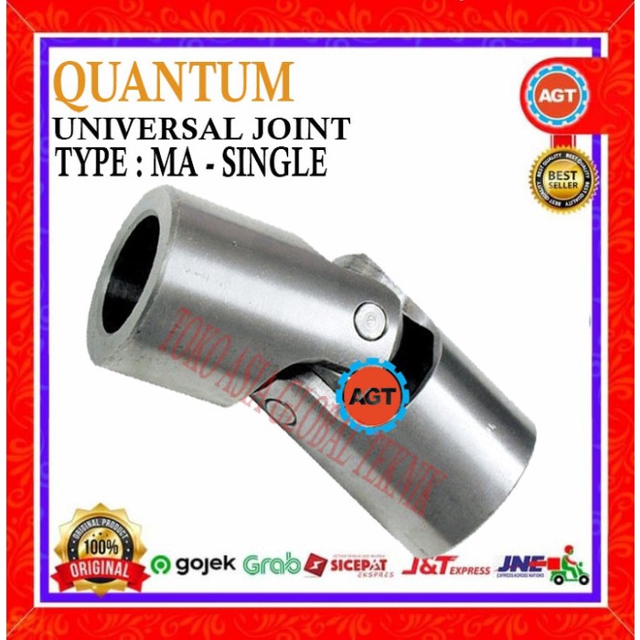 [Baru] Ma25 12X25X86 Single Universal Joint Mild Steel Quantum - Italy Terbaru