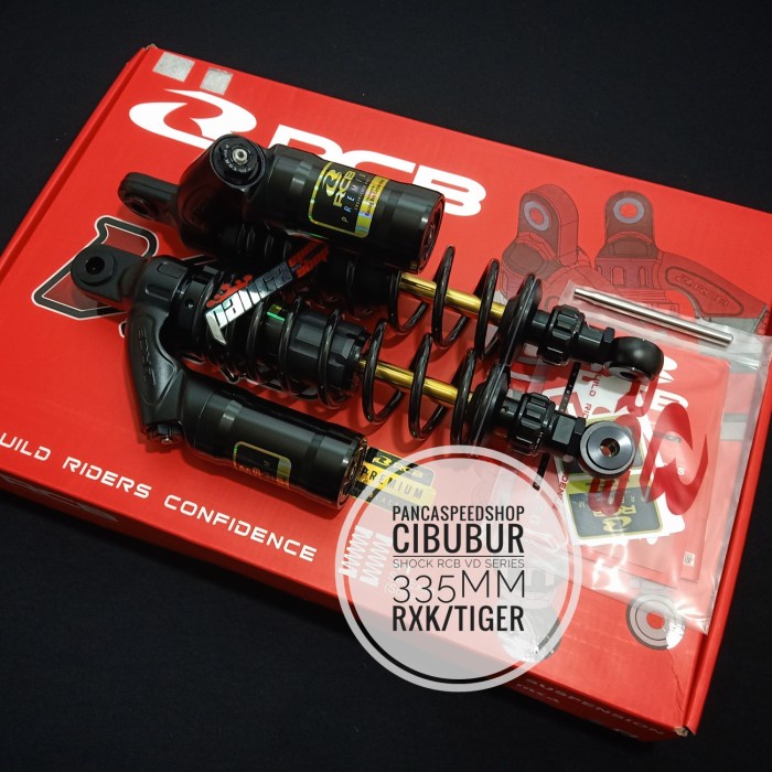[Baru] Shockbreker Rxk Tiger Rcb Vd Series Black Shock Rcb Rxk-Tiger 335Mm Limited