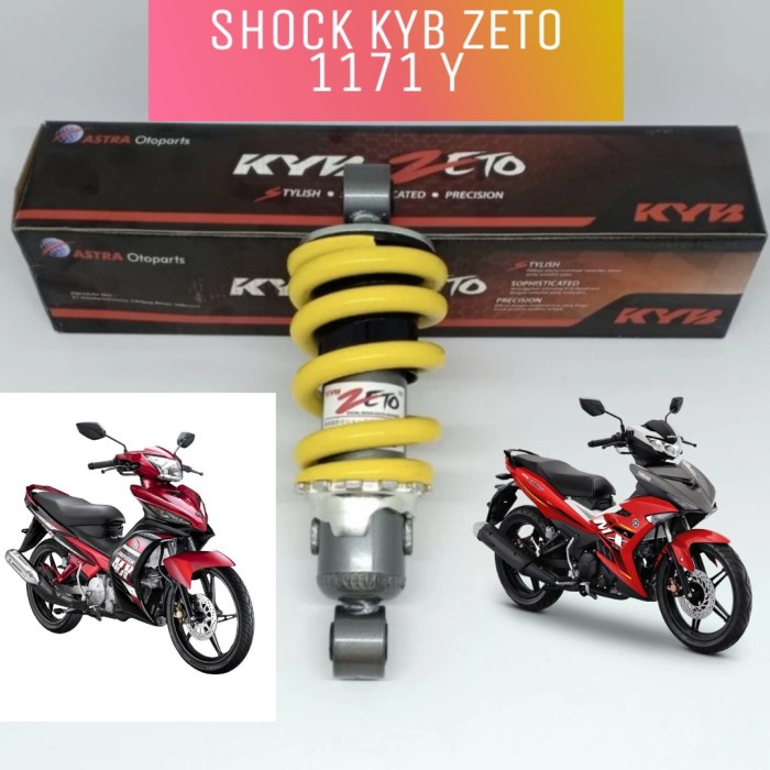 ✨New Shockbreaker Mono Shock Kyb Zeto 1171 Y Motor Yamaha Jupiter Mx King Bisa Sameday