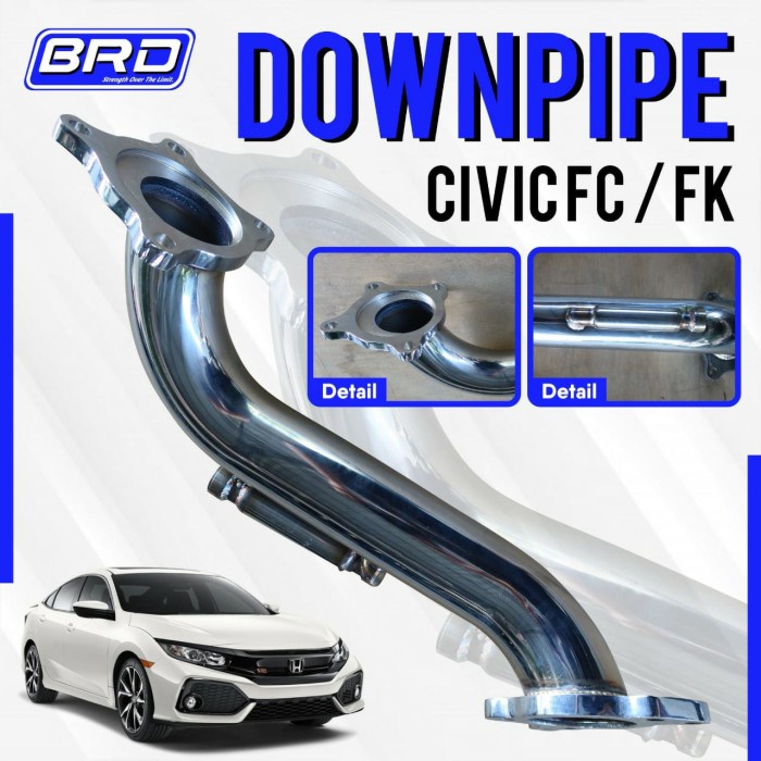 DOWNPIPE DOWN PIPE BRD HONDA CIVIC TURBO FC FK CRV TURBO murmer