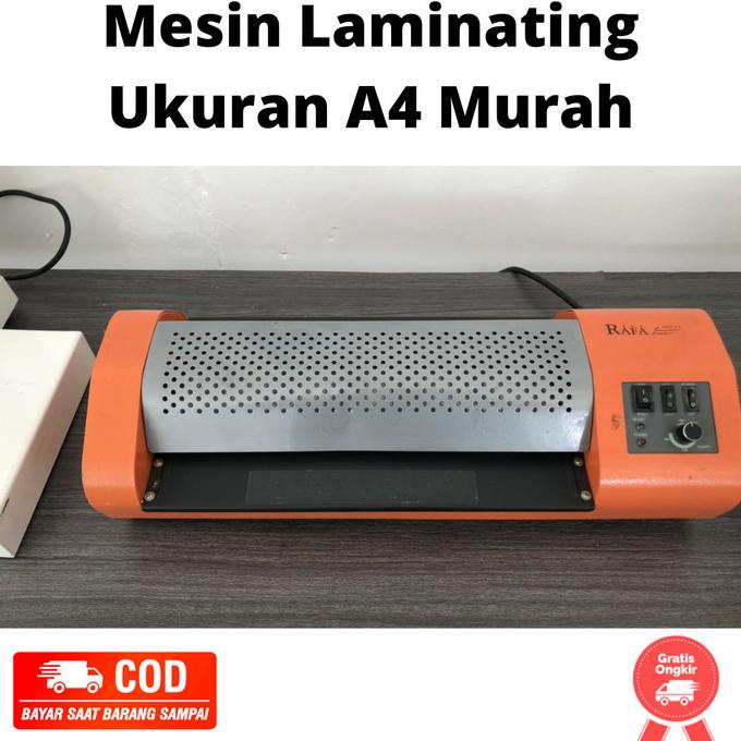 

Mesin Laminating Ukuran A4 Bisa Panas Dingin Bisa Atur Suhu