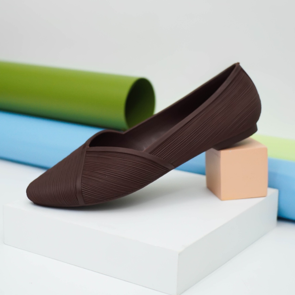 Porto XEM - Flat Shoes Wanita Terbaru Anti Slip Model Korea Nyaman dan Tahan Lama Image 3