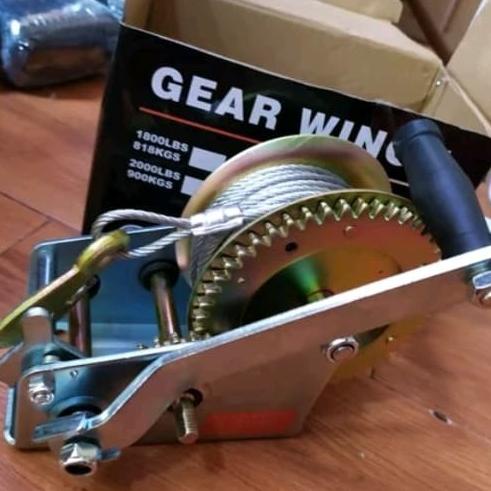 Nagasaki Hand Winch 2000 Lbs Alat Derek 1 Ton Katrol Tangan 1 Ton
