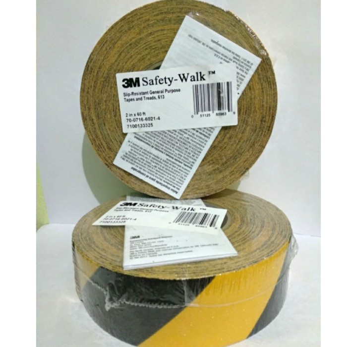 

✨Sale 3M 613 Safety-Walk Slip –Resistant Yellow/Black Size 2In X 18Mtr Terbaru