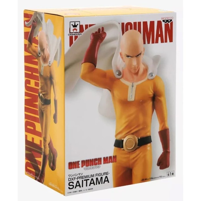 ✅Baru One Punch Man Saitama Dxf Premium Figure Banpresto Original Bisa Sameday
