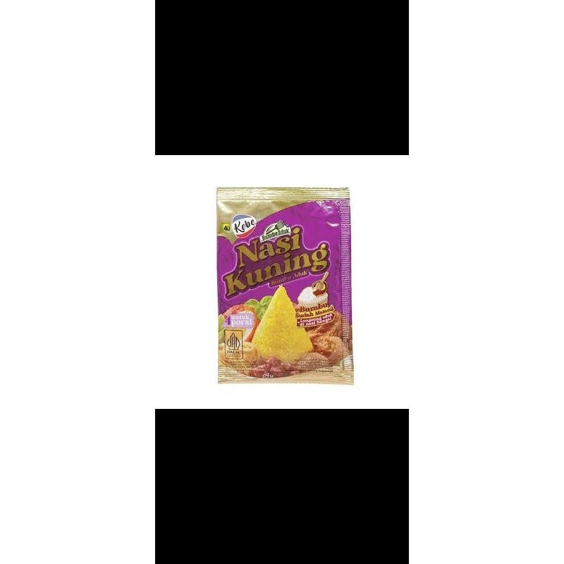 

Bumbu Aduk Instan Nasi Kuning Kobe