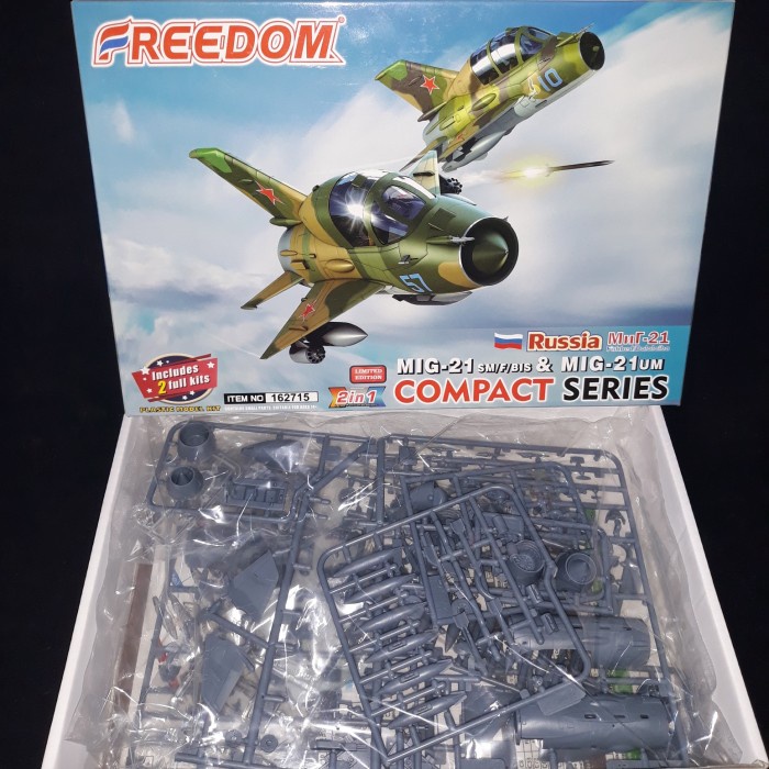 ✅COD Model Kit Freedom Compact Series Mig-21 Sm  Mig-21 Um Terbatas
