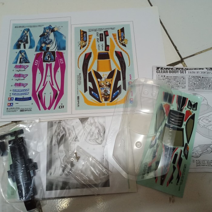 ✅COD Body Part Tamiya Torcruiser Bisa Modif Seri Hatsune Miku Terbatas