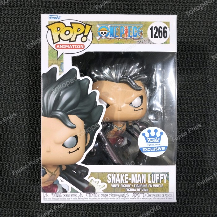 ✨New Funko Pop One Piece : Snake-Man Luffy Metallic Funko Shop Diskon