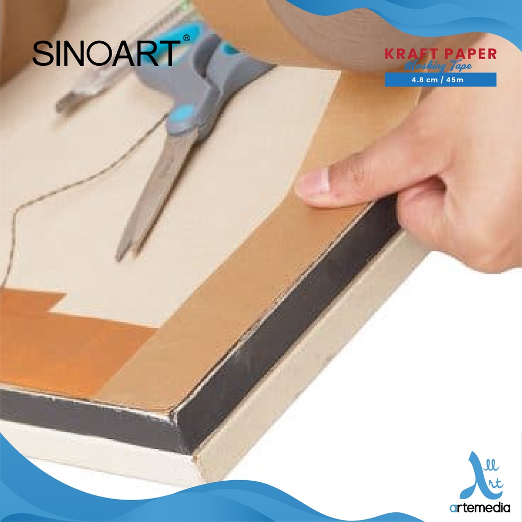 

Selotip Kertas Sinoart Kraft R Masking Tape