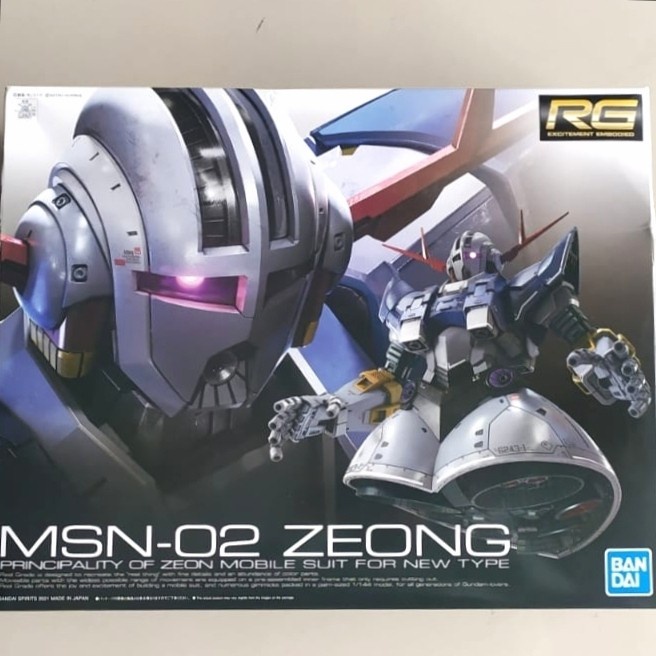 ✨New Bandai Rg 1/144 Msn-02 Zeong Berkualitas