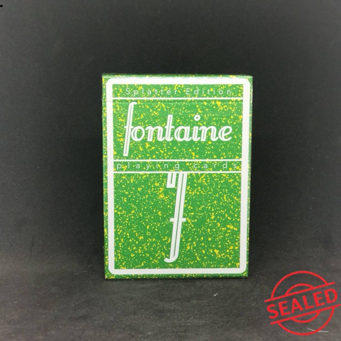 ✅New Fontaine Fantasies Splatter Edition Playing Card Limited