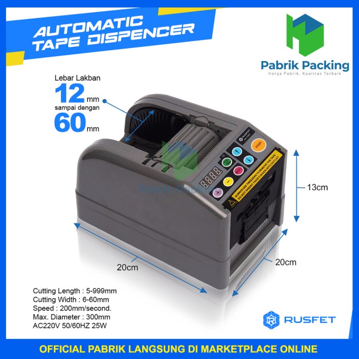 

✨Sale Automatic Tape Dispencer - Pemotong Lakban Otomatis Rusfet Bisa Sameday