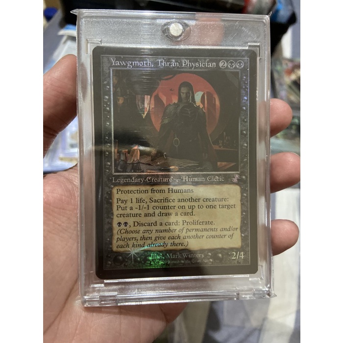 ✨Baru Kartu Magic Mtg Tsr-Bs En Foil Yawgmoth Thran Physician Retro Frame Terbaru