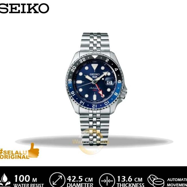 Jam Tangan Seiko 5 Gmt Ssk003 Ssk003K1 Original Bergaransi Resmi