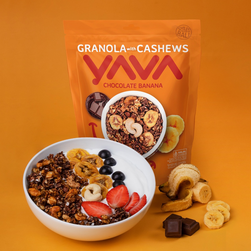 

YAVA Granola Chocolate Banana 400g