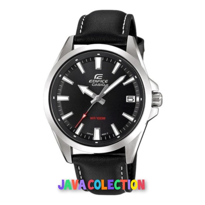 ✅Termurah Jam Tangan Pria Casio Edifice Efv-100L-1Avudf Strap Leather Berkualitas