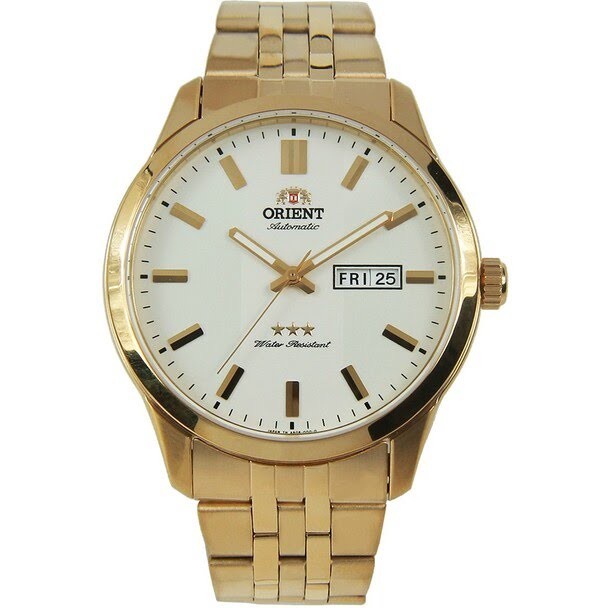 ✅Sale Orient Sab0B007Wb-S Automatic Original Jam Tangan Pria Rantai Gold Berkualitas