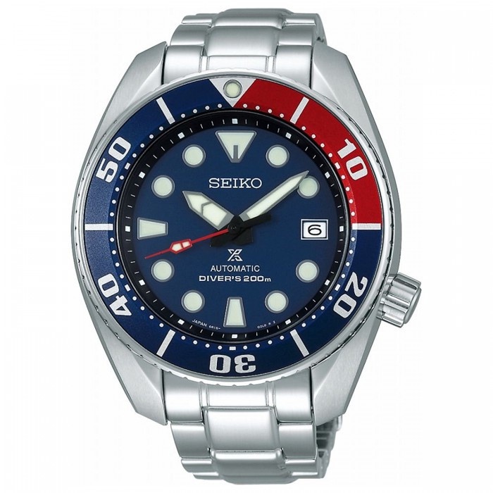 ✅Ready Seiko Prospex Sumo Pepsi Sbdc057 Automatic Diver 200M Original Diskon