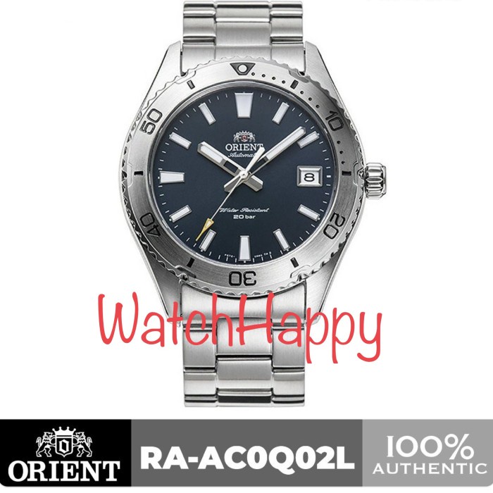✅Termurah Orient Ra-Ac0Q02L Ra-Ac0Q02L10B Mako Automatic Dark Blue Sapphire Limited