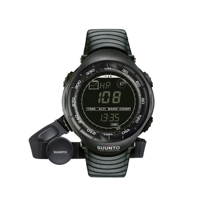 ✅Original Suunto Vector Hr Black Ss015301000 Diskon
