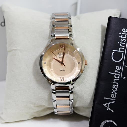 ✅New Ori Alexandre Christie Ac 2616 / Ac 2616Lh Silver Rosegold Original Bisa Gojek