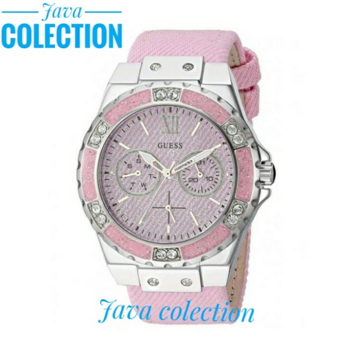 ✅Baru Jam Tangan Wanita Guess W0775L15 Pink Original Berkualitas