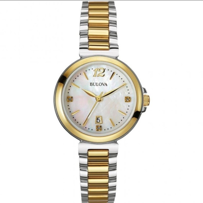 ✅Baru Bulova 98P142 Silver Gold Terbaru