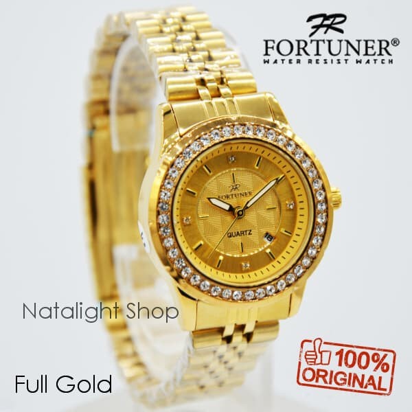 ✅Ori Jam Tangan Wanita Cantik Fortuner Fr8107 Original Rantai Simple Mewah Bisa Sameday