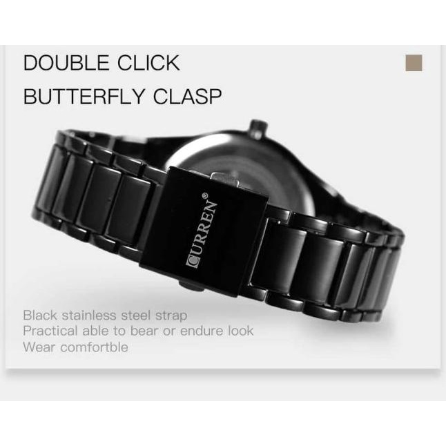 Jam Tangan Pria / Curren / 8106 Date / Jam Tangan Stainless Steel Ori