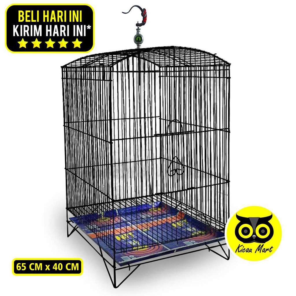 Sangkar Kotak Besi Lipat No 2 Sangkar Kandang Burung K Kenari Loved Jalak Beo Kandang Besi Gantung