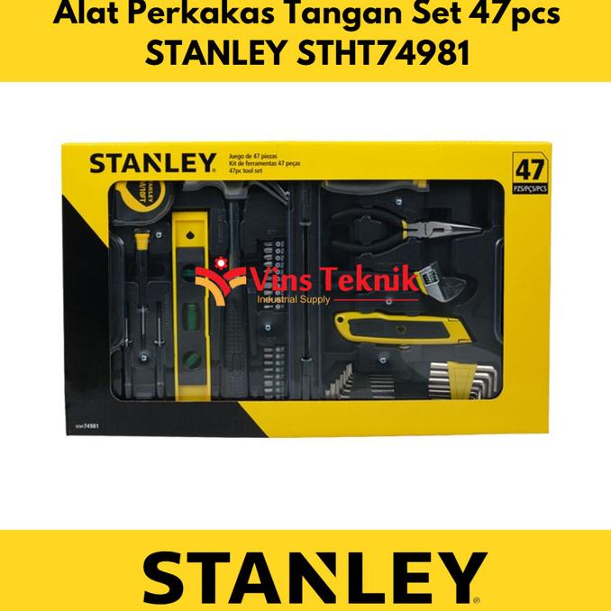 Home tools set 47pcs Alat Perkakas Tangan Set STANLEY STHT74981
