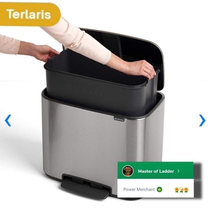 Tempat sampah 36 L merk Brabantia Belanda Anti Bau
