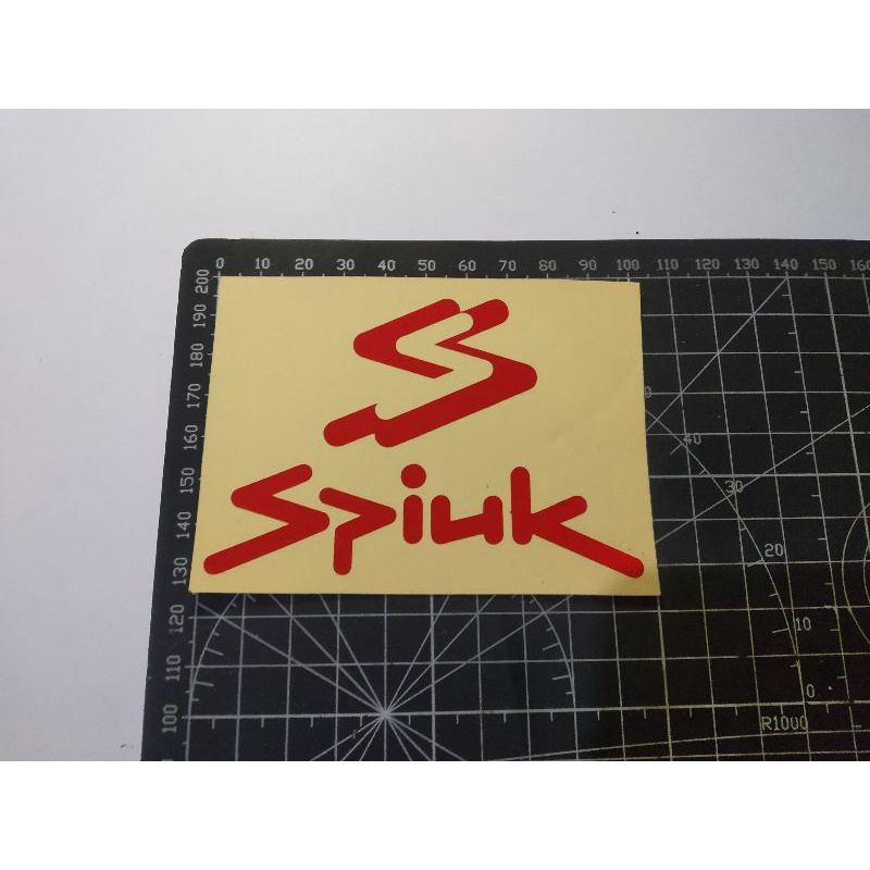 

cutting stiker spiuk