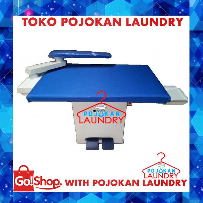 Meja Setrika Vaccum Uap Megochi / Meja Vakum Megochi