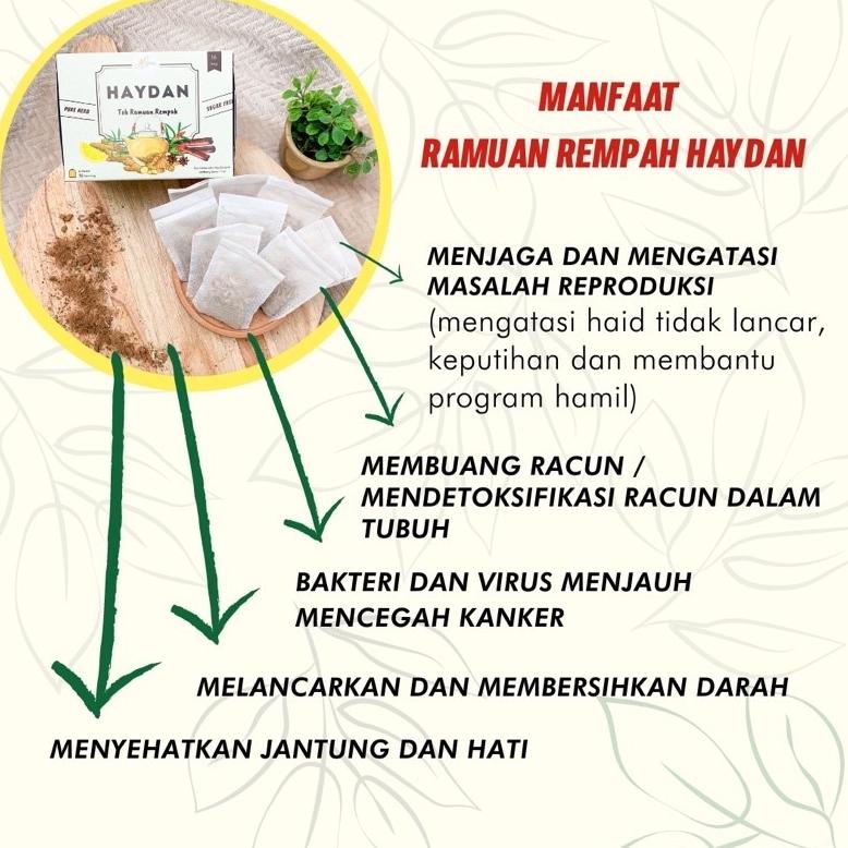 

Hot Sale HAYDAN | Teh Detox | Teh Celup Rempah | JSR | Imunitas | Ramuan Rempah Haydan ,.
