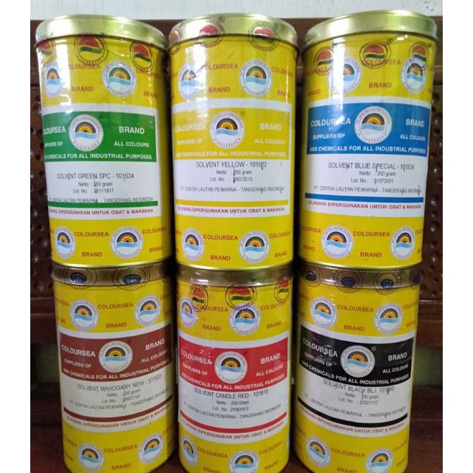 

[C51❦] Pewarna Minyak Bentuk Bubuk Coloursea Semua Warna..!