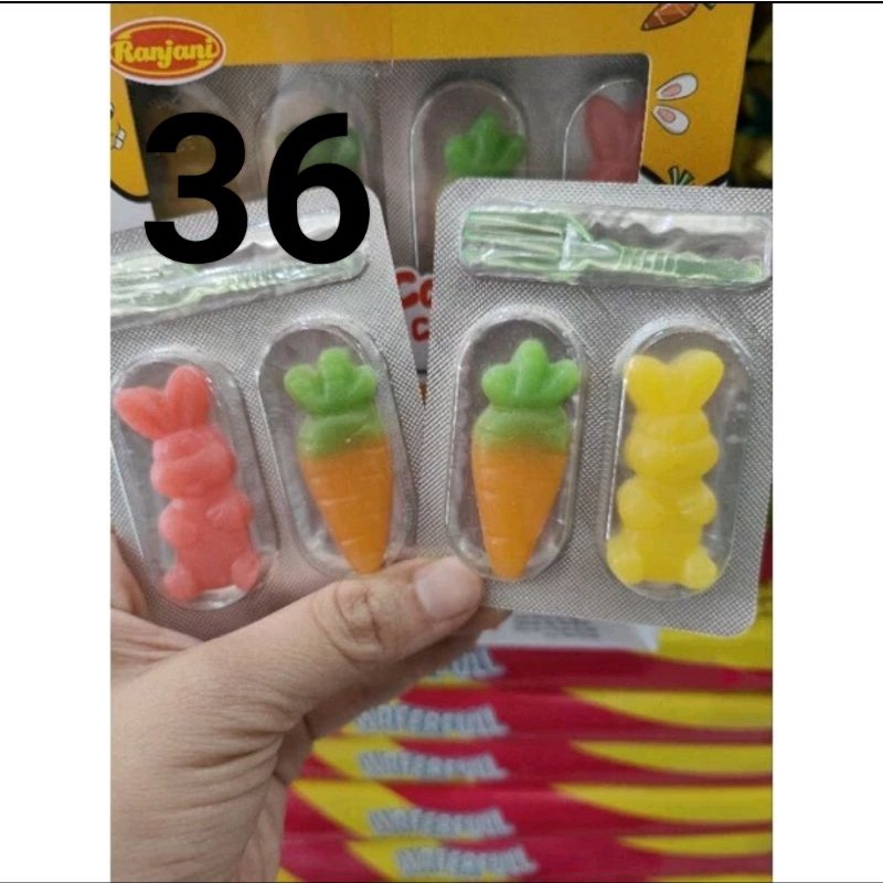 

permen bunny carrot isi24