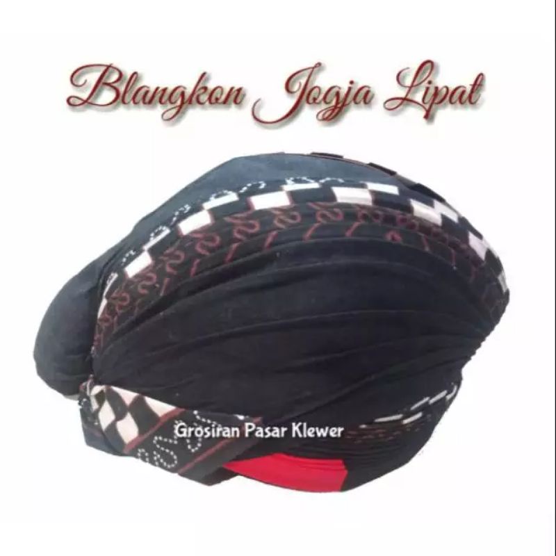 Blangkon Jogja Lipat Jebeh Motif Catur Coklat || Blangkon Grosir || Blangkon Jawa