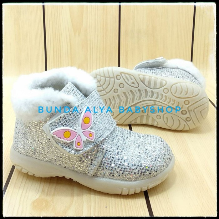 Sepatu Anak Perempuan Boots Usia 3 4 Tahun Putih - Sepatu Boots
