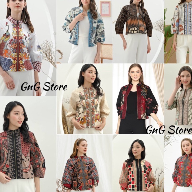 [L99❣> Outer Batik 135 Series / Jaket Batik wanita/ Seragam Batik➲.