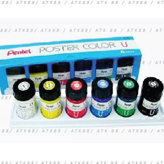 

(R29-➸) Pentel Poster Colour 30ml ( Warna Umum)✯.!