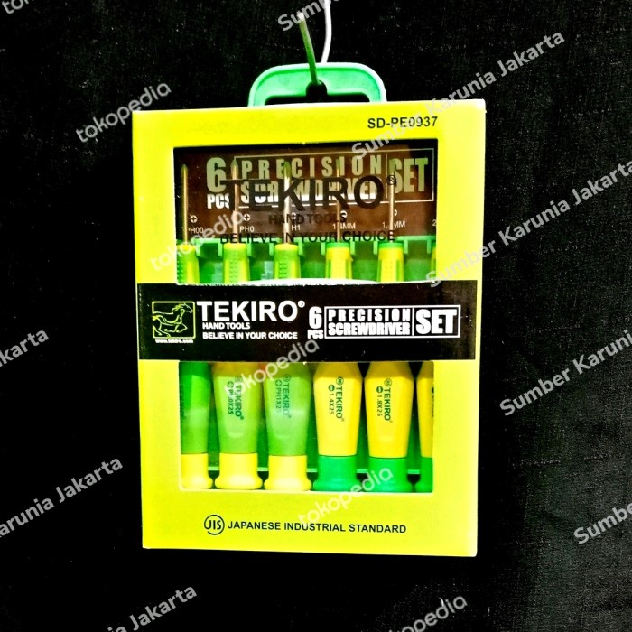 Termurah Ready Stok Tekiro Obeng Presisi Set 6 Pc Kode 208