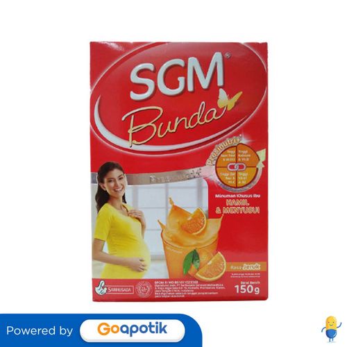 SGM BUNDA IBU HAMIL RASA JERUK 150 GRAM BOX