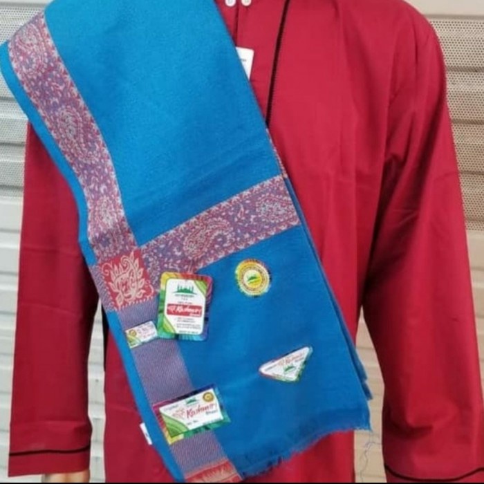 Sorban new.. sorban khasmiri biru(J7F1) Sorban Trompah ORIGINAL Sorban Palestina Segi Empat Sorban P