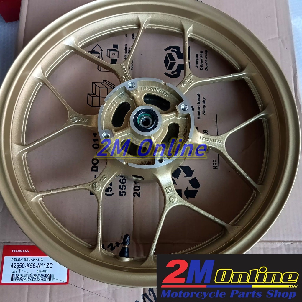 42650K56N11ZC Velg CW Supra GTR Belakang Gold Ori AHM