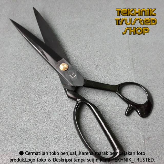 

Gunting Baja Besar 12" Potong Kain Fiber Karton Dll/Butterfly