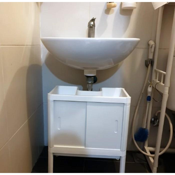 Wastafel Kabinet Minimalis Lemari Kabinet Bawah Wastafel 2 Pintu