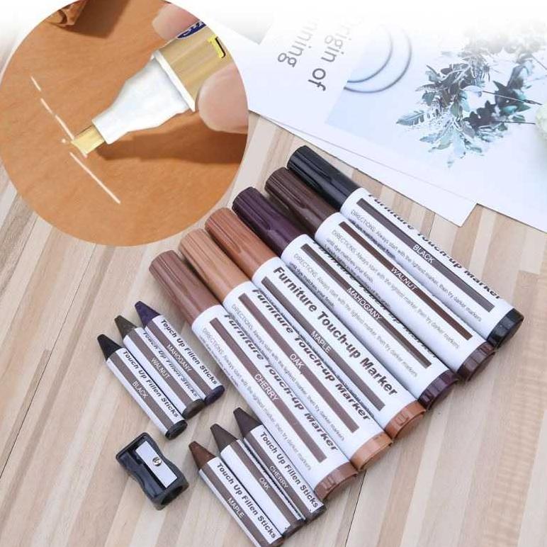 

Set Spidol Pewarna Kayu Wood Repair Sticks Marker 12 Pcs - Yl228